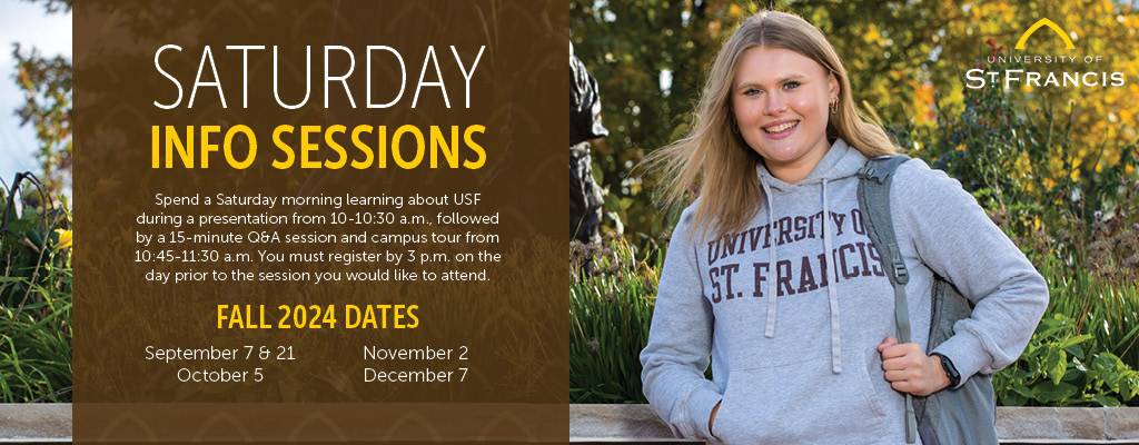 Saturday Info Sessions Fall 2024