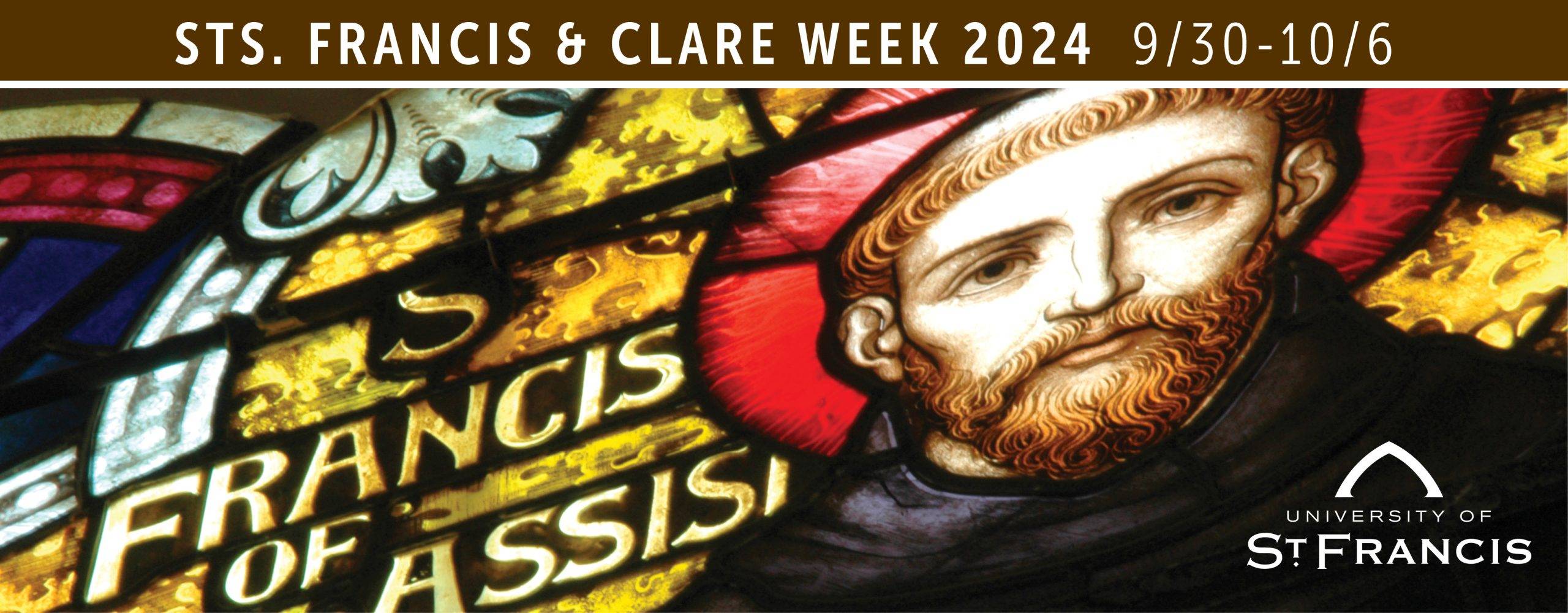 Feast of St. Francis Week 2024 - 9/30-10/6