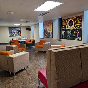 USF Commuter Lounge seating