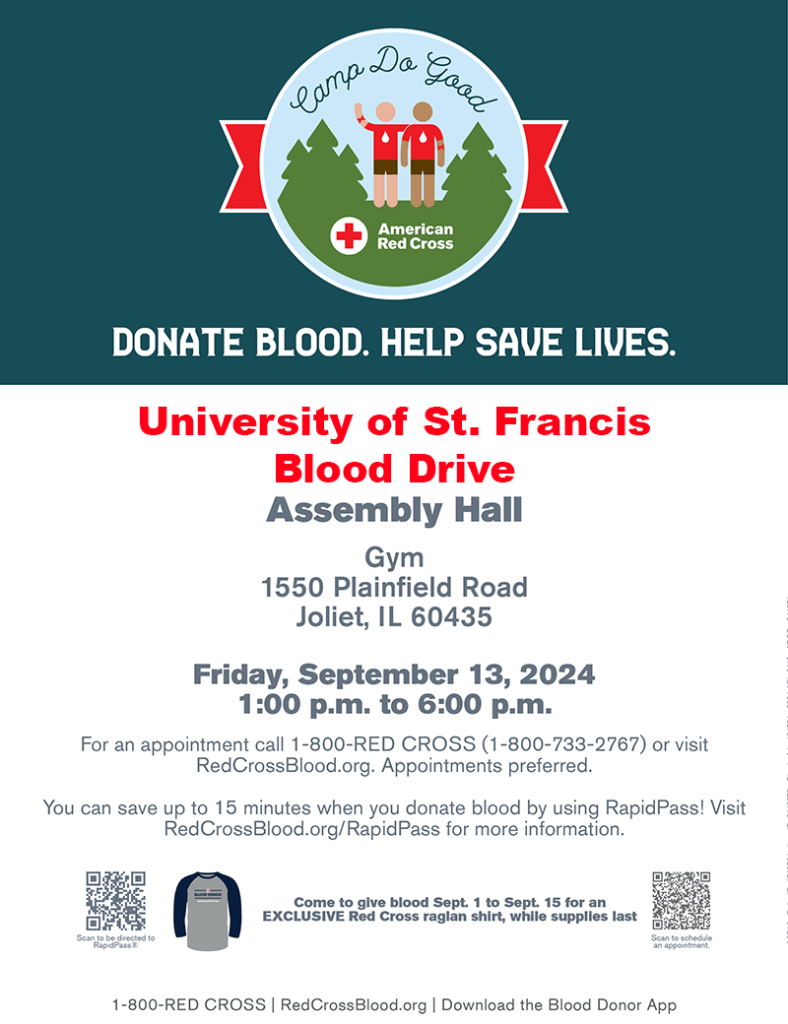 American Red Cross blood drive - Friday, September 13, 2024