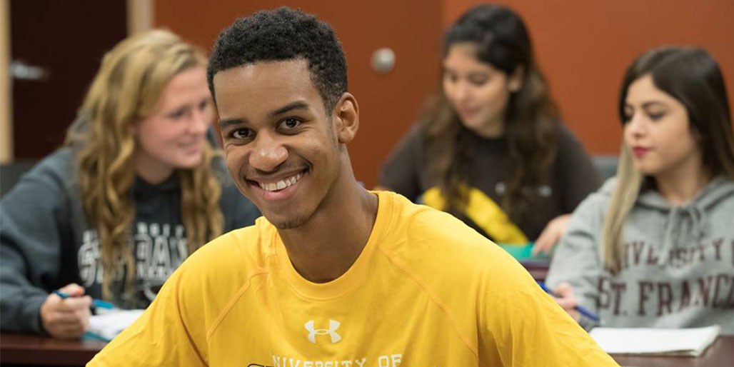 head-shot of male student